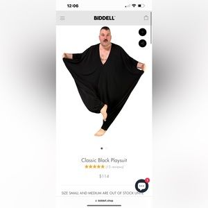 Classic Black Biddell Playsuit